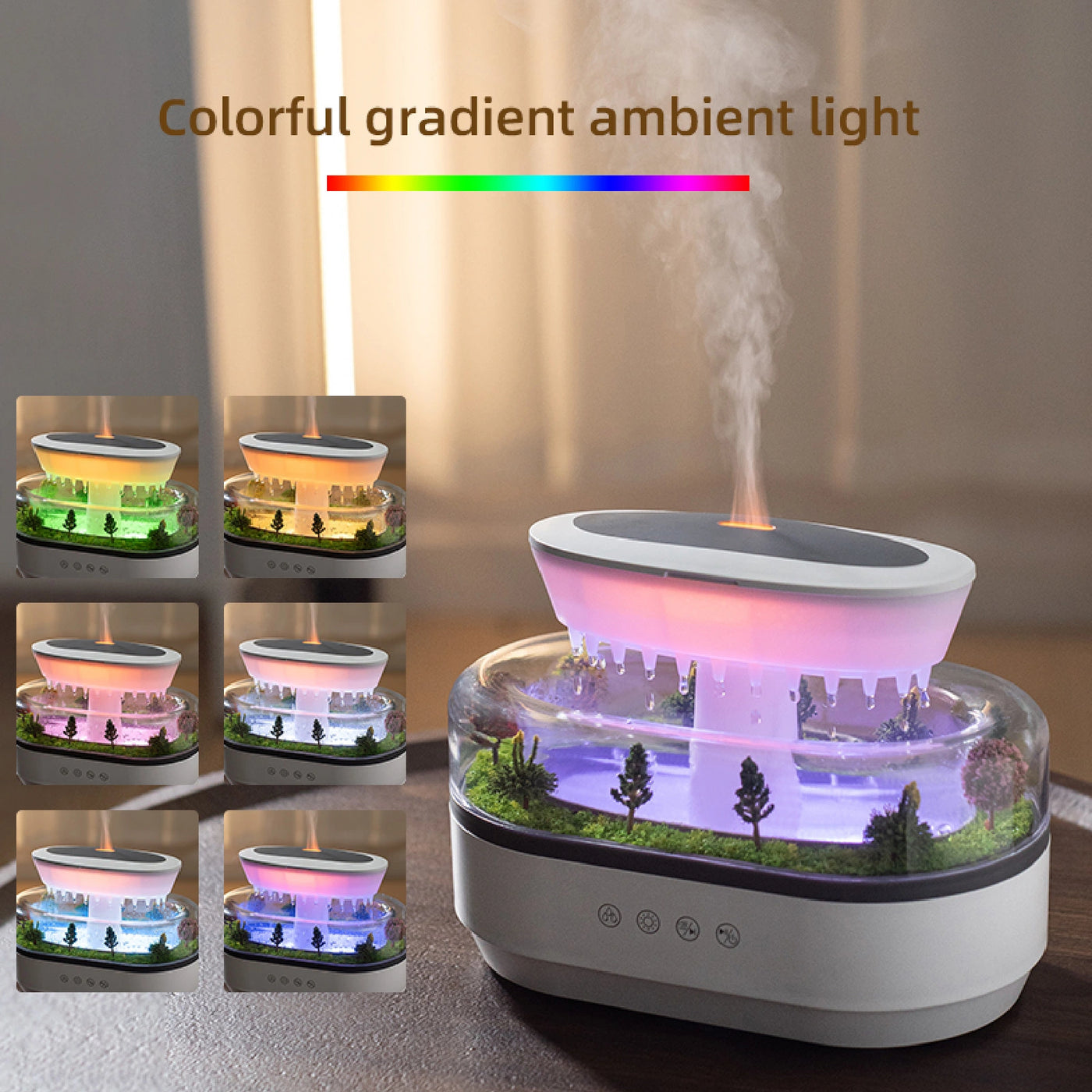 Landscape Aroma Raindrop Humidifier Diffuser