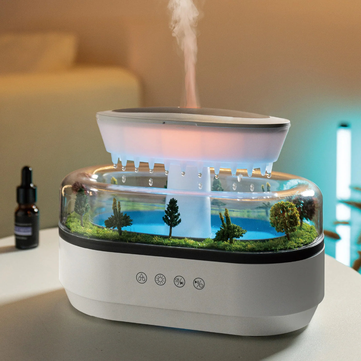 Landscape Aroma Raindrop Humidifier Diffuser