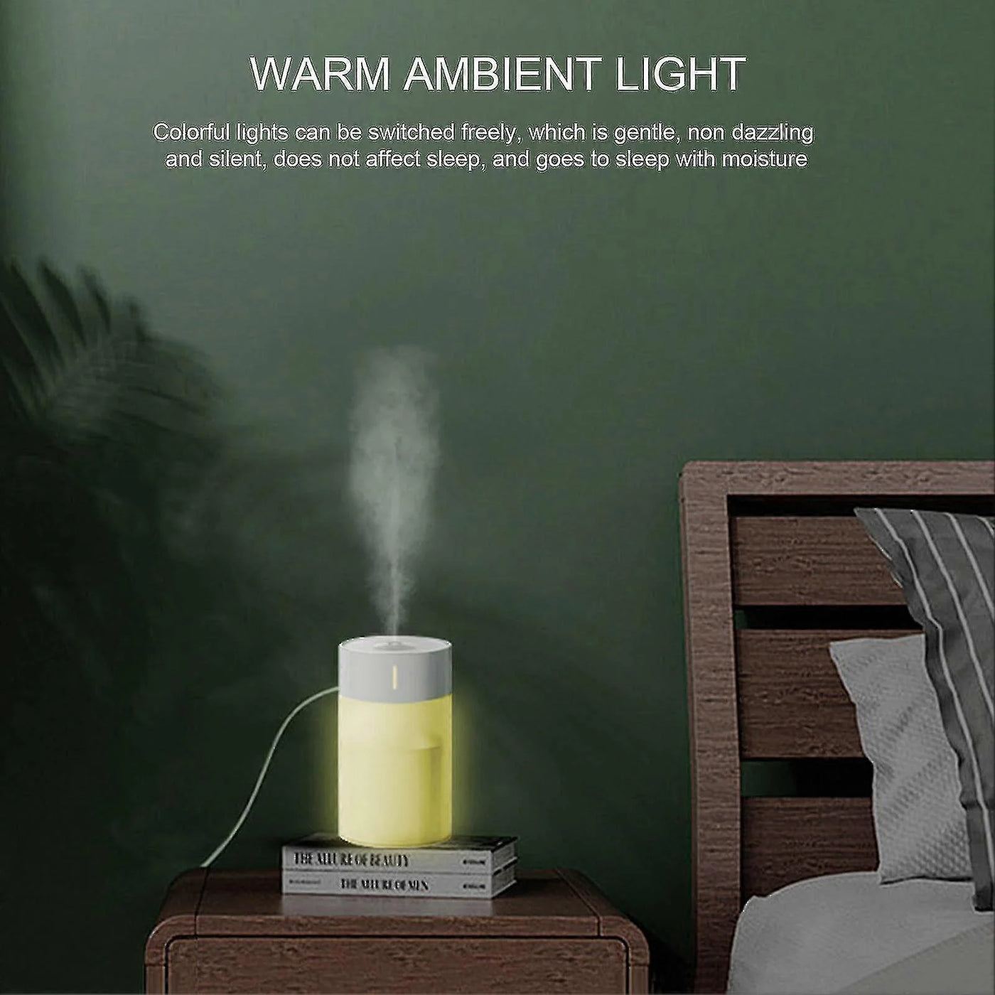 Ultrasonic Aromatherapy Air Humidifier for Bedroom & Car