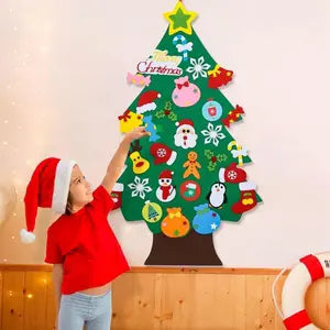 DIY Charming Felt Christmas Tree