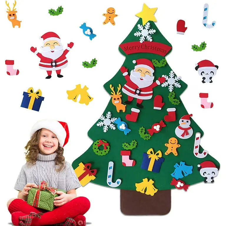 DIY Charming Felt Christmas Tree