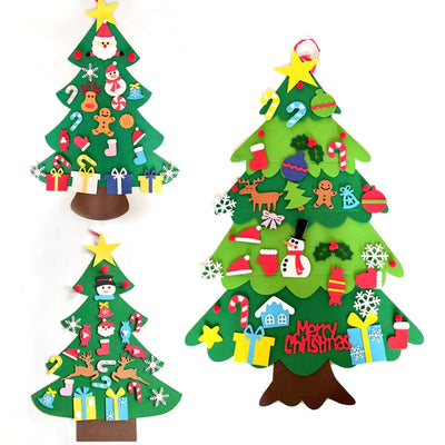 DIY Charming Felt Christmas Tree