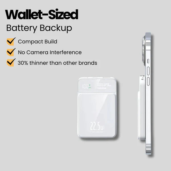 Ultra Thin Wireless Magsafe Magnetic Powerbank