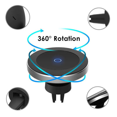 Fast Wireless Charger with Magnetic Phone Holder